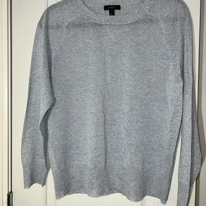 JCrew Light Blue, Sparkly Long Sleeve